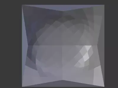 Artifact Free low-poly 3D model