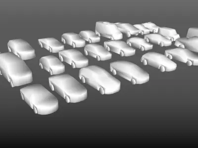 Car Concept Model 1 - Library Car  3D print model