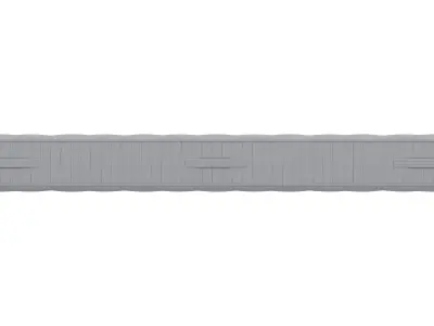 White Rhombus Mattress 3D model