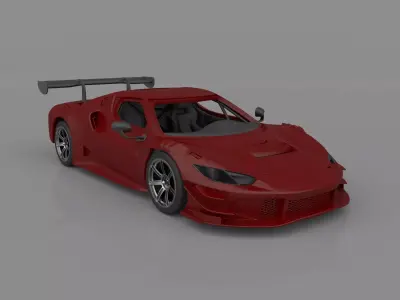 Ferrari 296 GT3 Cup Motorsport Ready to Print STL Files 3D print model