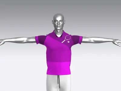  Tennis Player Uniform 3D model