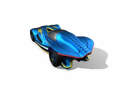 High Speed Racing Car Latest Design  3D model