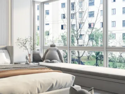 Luxury Modern Bedroom 3D model