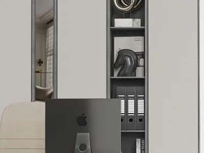 office furniture 01 3D model