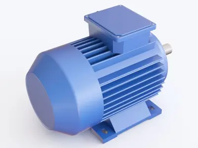 Electric Motor 01 3D model