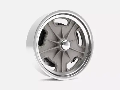 15x4 American Rebel Starburst Wheel and Brake 3D print model