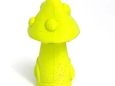 Royalty Free Fantasy Mushroom Farmer Lawn Gnome Free 3D print model