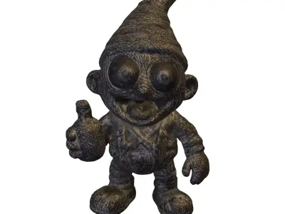 figurine festive decor Low-poly 3D model