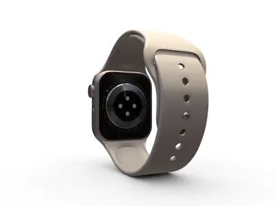 Apple Watch Series 9 Gold 3D model