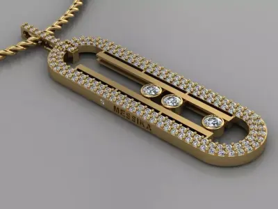 mesika necklace messik 3D print model