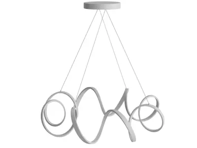 Coaxial Chandelier 3D model