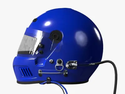 Bell AFX-1 Racing Helmet 3D model