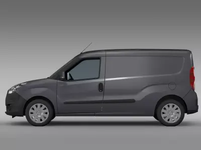 Vauxhall Combo H1L2 Cargo 2015 3D model