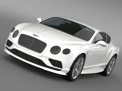 Bentley Continental GT Speed 2015 3D model