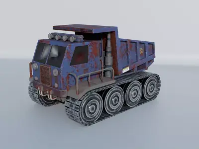 3D Truck Model 3D model