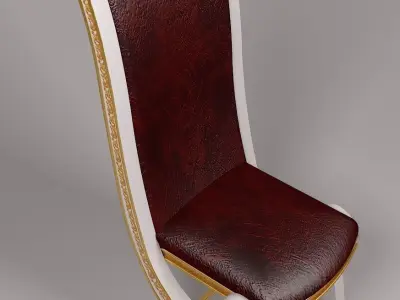 CLASSIC CHAIR Low-poly 3D model
