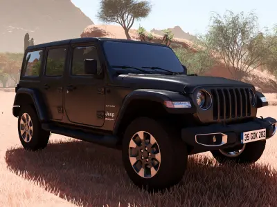 Jeep Wrangler Sahara 3D model