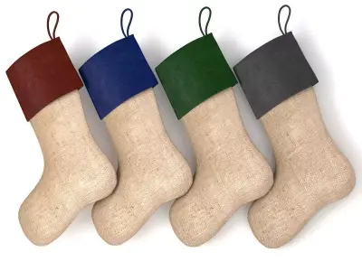 Christmas Stocking V1 3D model