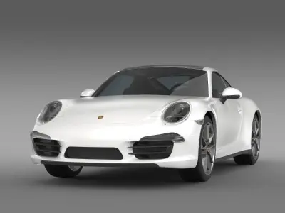 Porsche 911 Carerra 4 2013 3D model