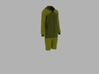 Sport Suit Low-poly 3D model 51
