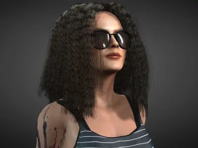 Character Sara 3D model