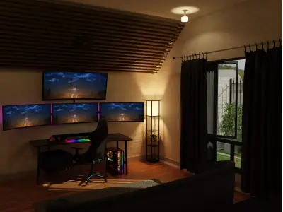 gaming room  3D model