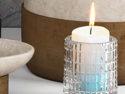 Bathroom accessory Set 01  3D model