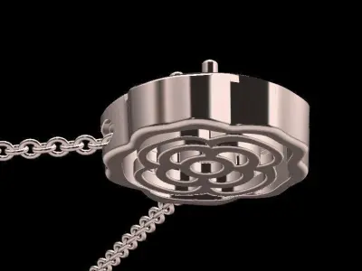 Rose Necklace 3D print model