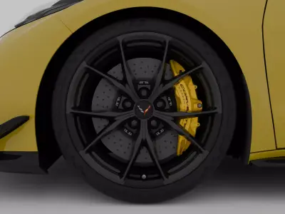 Chevrolet Corvette ZR1 2025 Game and Cinematic Ready Realistic Low-poly 3D model