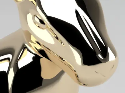 Sculpture 45 Bunny 3D model