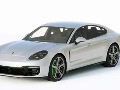 Porsche Panamera 4 Hybrid 2021 3D model