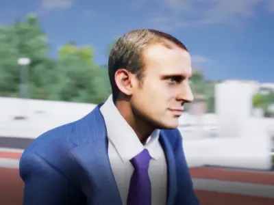 President Macron France Unreal Engine 3d modelunity --coolgames 3D model