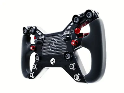 Mercedes AMG GT Cube Controls Wheel 3D model