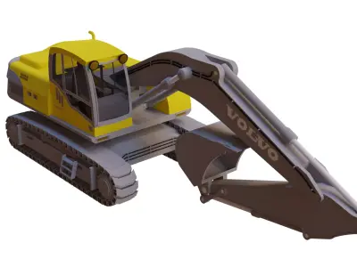 Volvo Excavator 3D model