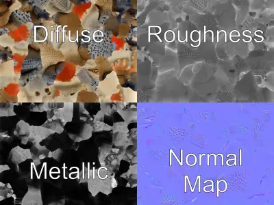 Saltwater Crocodile Realistic Model Pack Low-poly 3D model