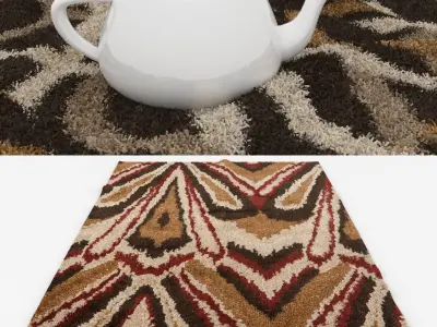 Rugs No 443 Low-poly 3D model
