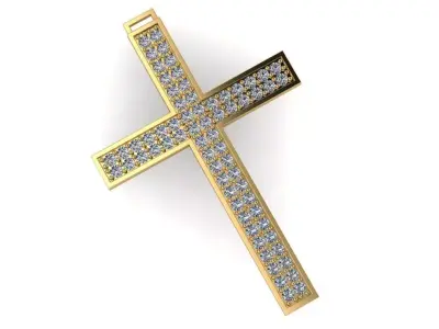 Diamond Cross 3D print model