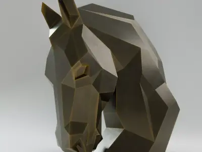horse head 2 3D model