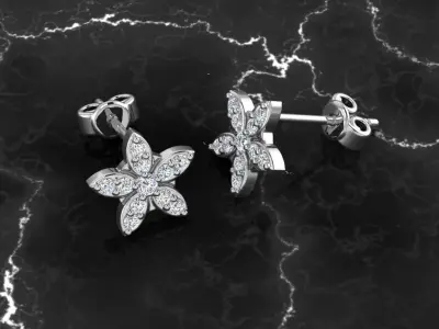 Jewelry Earring 3D print model