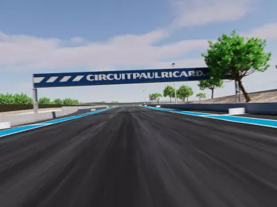 Paul Ricard Track 3D model