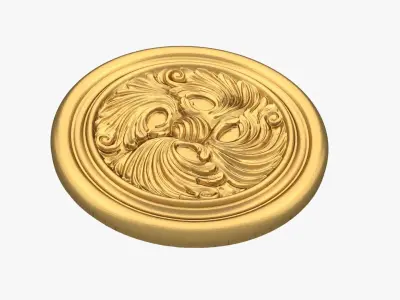 Classic decor ornament 261 3D model