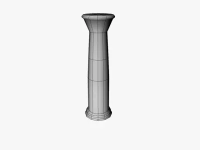 Egyptian Columns 3D model