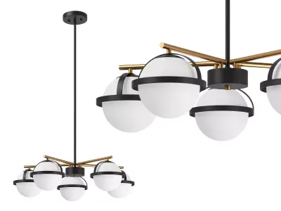 815257 Croco Lightstar Ceiling chandelier 3D model