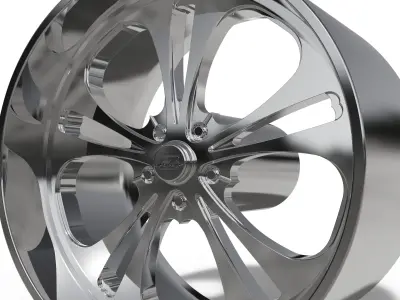 BILLET SPECIALATIES SLG05 WHEEL  3D print model