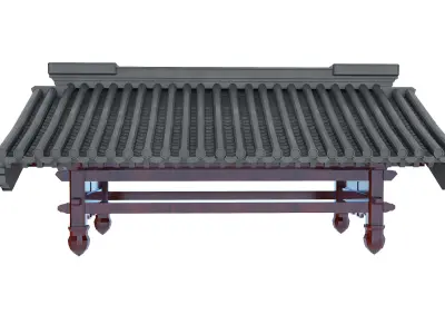 Chinese eaves Low-poly 3D model