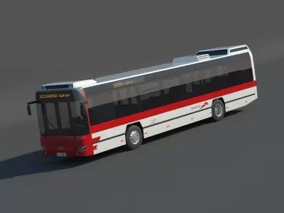 Dubai City Bus 3D model