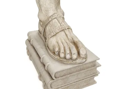 Roman foot sculpture 3D model