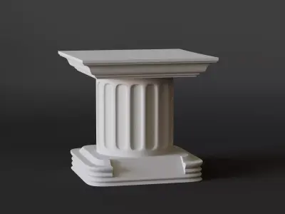 pedestal 01  3D print model