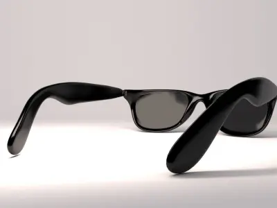 sunglasses Low-poly 3D model
