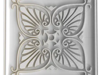 Decorative panels - Set 3 3D model